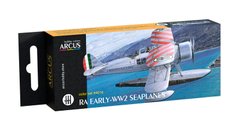 Набір емалевих фарб "RA Early-WW2 Seaplanes", Arcus, 4016