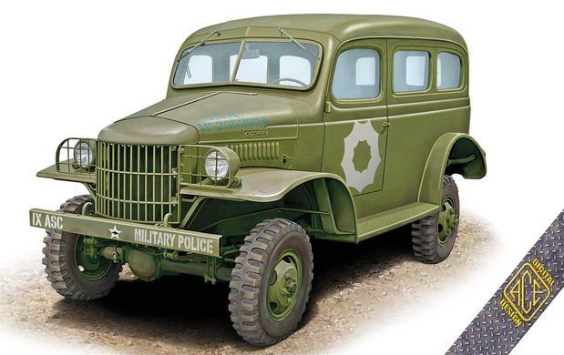 Легкий армейский грузовик WC-17(26) 1/2 ton 4x4 Carryall, 1:72, ACE, 72597 (Сборная модель)