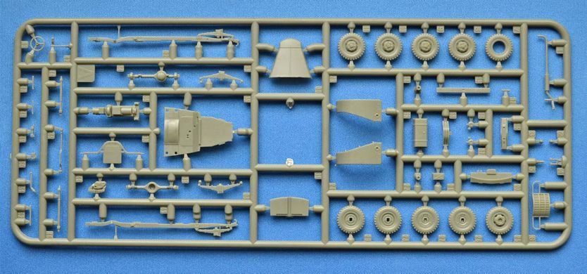 Легкий армейский грузовик WC-17(26) 1/2 ton 4x4 Carryall, 1:72, ACE, 72597 (Сборная модель)