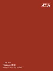 Фарба Arcus A186 А-13 Червона (Red), 10 мл, акрилова