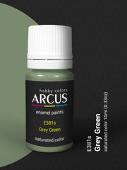 Фарба Arcus E381 Grey Green, емалева