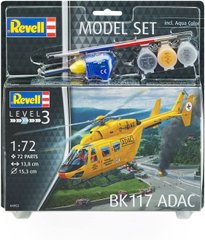 Вертолет BK-117 "ADAC", 1:72, Revell, 64953 (Подарочный набор)