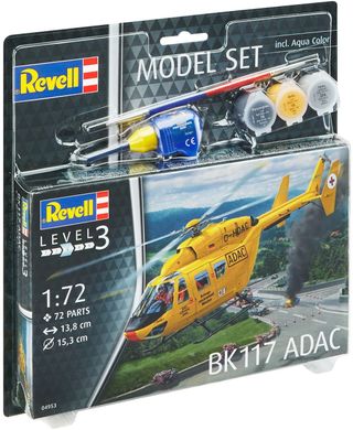 Гелікоптер BK-117 "ADAC", 1:72, Revell, 64953 (Подарунковий набір)