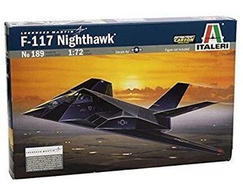 Сборная модель самолета F-117 A Nighthawk, 1:72, Italeri, 189