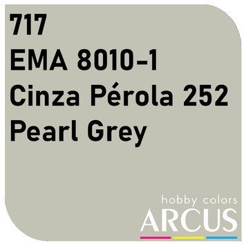 Краска Arcus 717 Cinza P&eacute;rola, эмалевая