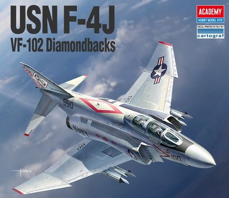 Истребитель USN F-4J "VF-102 Diamondbacks", 1:48, Academy, 12323 (Сборная модель)