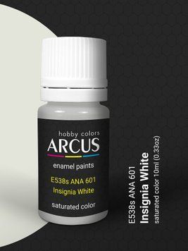 Фарба Arcus E538 ANA 601 Insignia White, емалева