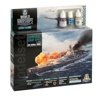 Крейсер "Admiral Graf Spee" (World of Warships), 1: 720, ITALERI, 74003 (Modelset)