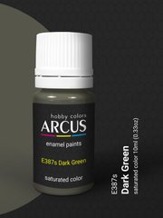 Фарба Arcus E387 Dark Green, емалева