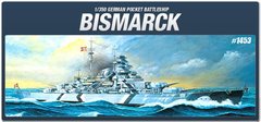 Німецький лінкор "Бісмарк" Bismarck, 1:350, Academy, 14109 (Збірна модель)