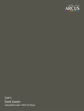 Фарба Arcus E387 Dark Green, емалева