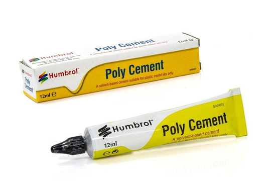 Клей-гель для пластиковых моделей, Humbrol Poly Cement 12ml Tube, AE4021