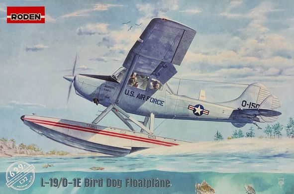 Літак Cessna L-19 / O-1E Bird Dog Floatplane, 1:32, Roden, 629