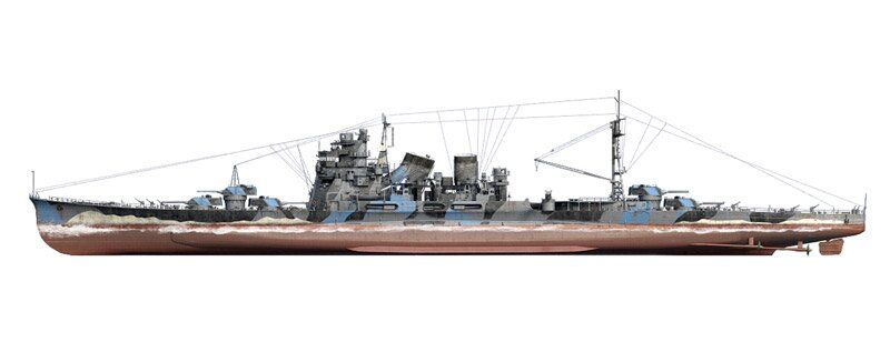 Крейсер "Atago" (Серія World of Warships), 1:700, ITALERI, 46502