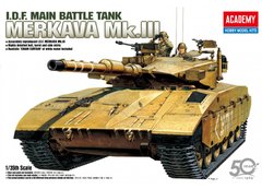 Танк Merkava Mk. III - Ізраїльський основний бойовий танк, 1:35, Academy, 13267 (Збірна модель)