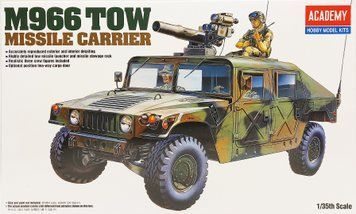 Армійський автомобіль M-966 Hummer з протитанковим комплексом Tow, 1:35, Academy, 13250 (Збірна модель)