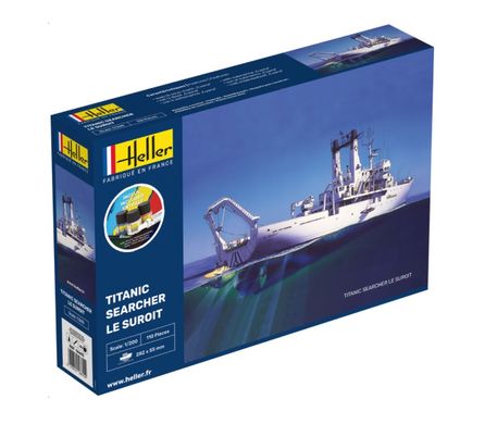 Исследовательское судно Le Suroit (Titanic Searcher) 1:200, Heller, 56615 (Подарочный набор)
