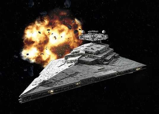 Збірна модель Imperial Star Destroyer, космічний корабель, Star