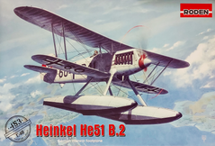 Биплан Heinkel He.51 B.2, 1:48, Roden, 453