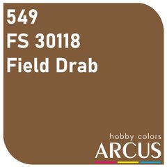Краска Arcus 549 FS 30118 Field Drab, эмалевая