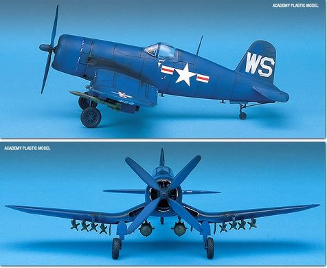 Истребитель F4U-4B "Corsair" Korean War, 1:48, Academy, 12267 (Сборная модель)