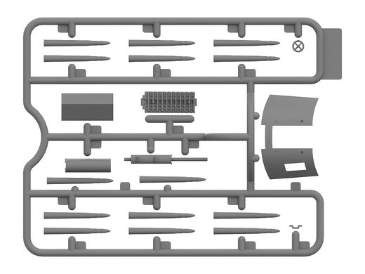 Marder I на базі FCM 36, Німецька протитанкова САУ IIСВ, 1:35, ICM, 35339 (Збірна модель)