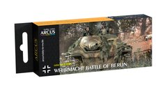 Набор эмалевых красок "Wehrmacht Battle of Berlin", Arcus, 2097
