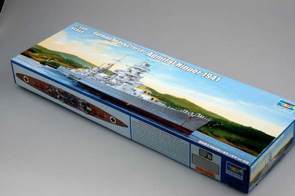 Збірна модель Німецький важкий крейсер "Admiral Hipper" 1941, 1:350, Trumpeter, 05317