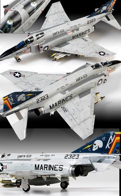 Истребитель USMC F-4B/N VMFA-531 "Gray Chosts", 1:48, Academy, 12315 (Сборная модель)