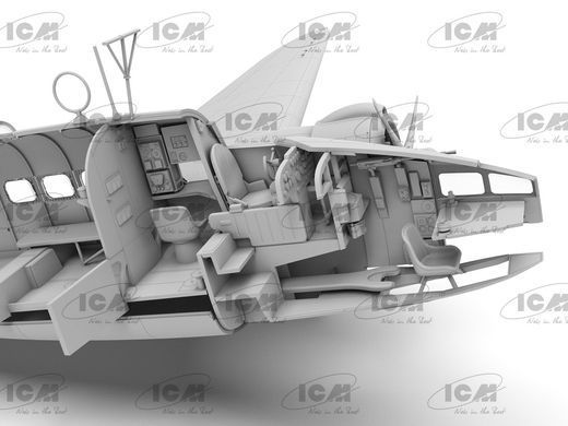 Збірна модель Lockheed Hudson Mk III, WWII British Reconnaissance Bomber, 1:48, ICM, 48331