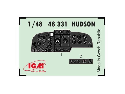 Збірна модель Lockheed Hudson Mk III, WWII British Reconnaissance Bomber, 1:48, ICM, 48331