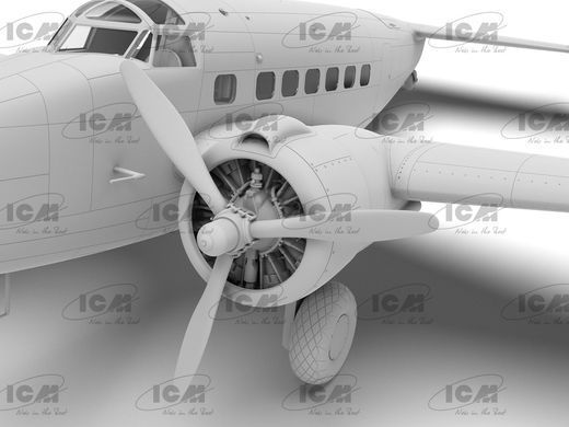 Збірна модель Lockheed Hudson Mk III, WWII British Reconnaissance Bomber, 1:48, ICM, 48331