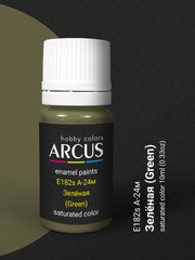 Краска Arcus 182 А-24м Зелёная (Green), эмалевая