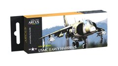 Набор эмалевых красок "USMC Early Harriers", Arcus, 5006