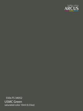 Фарба Arcus A550 FS 34052 USMC Green, 10 мл, акрилова