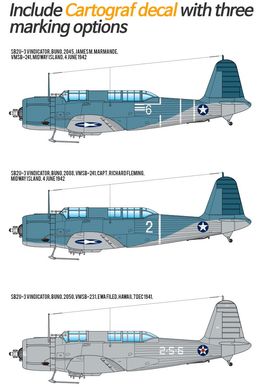 Бомбардировщик USN SB2U-3 "Battle of Midway", 1:48, Academy, 12324