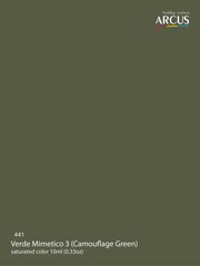 Краска Arcus A441 Verde Mimetico 3 (Camouflage Green), акрилова