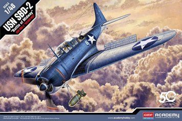 Бомбардувальник USN SBD-2 "Battle of Midway", 1:48, Academy, 12335