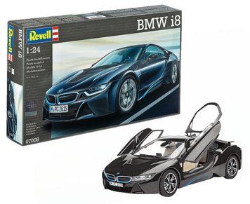 Автомобиль BMW i8, 1:24, Revell, 07008 (Сборная модель)
