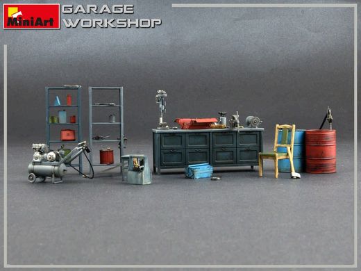 Гаражна майстерня / Garage workshop, 1:35, MiniArt, 35596