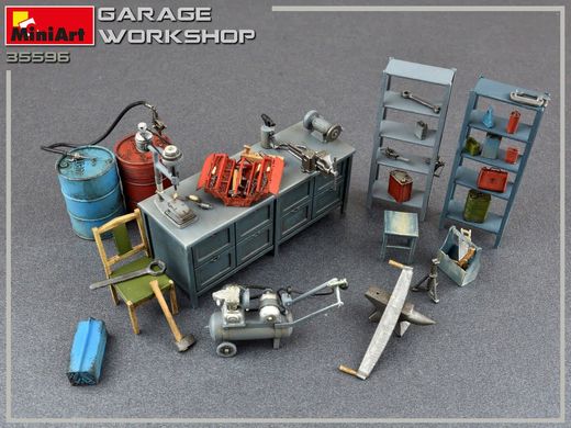Гаражна майстерня / Garage workshop, 1:35, MiniArt, 35596