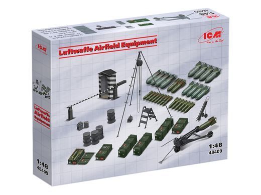 Збірна модель Аеродромне обладнання Люфтваффе, 1:48, ICM, 48409
