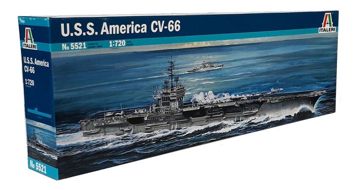 Авианосец "USS America" CV-66, 1:720, ITALERI, 5521 (Сборная модель)