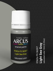 Краска Arcus E562 FS 36307 Light Sea Gray, 10 мл, эмалевая