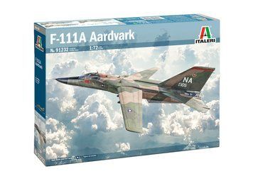 Бомбардувальник F-111A Aardvark, 1:72, Italeri, 91232 (Збірна модель)