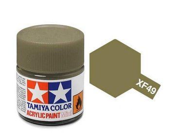 XF-49, Акрилова фарба Tamiya Mini, хакі (матова), 10 мл, 81749