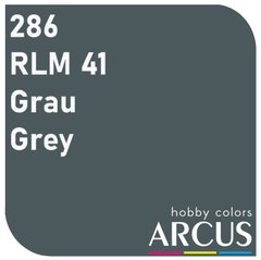 Краска Arcus E286 RLM41 Grau, эмалевая