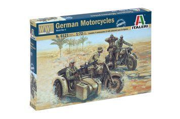 Збірна модель Німецькі мотоцикли, 1:72, ITALERI, 6121