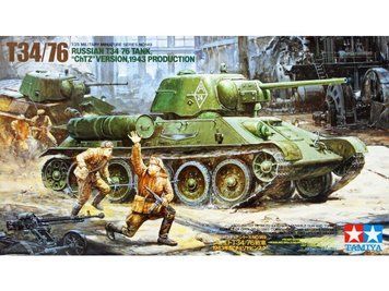 Танк Т34/76 ЧТЗ, 1:35, Tamiya, 35149