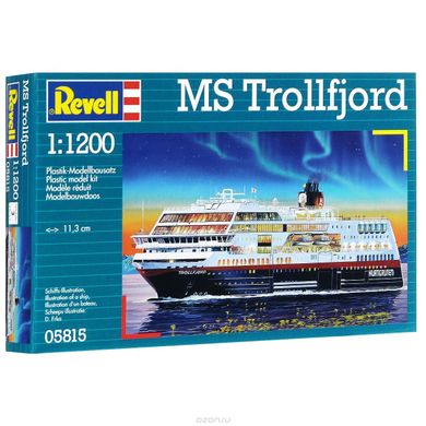 Круизный лайнер MS Trollfjord (Hurtigruten), 1:1200, Revell, 05815